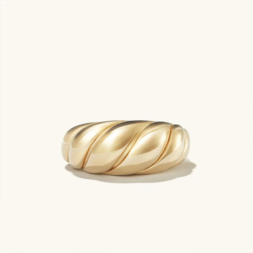 Anel Feminino Elegancy Banhado em Ouro 18K