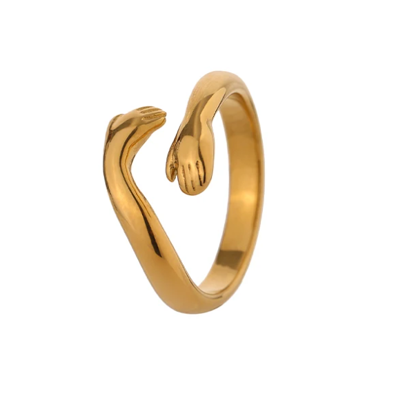 Anel Feminino Ocidental Banhado em Ouro 18K