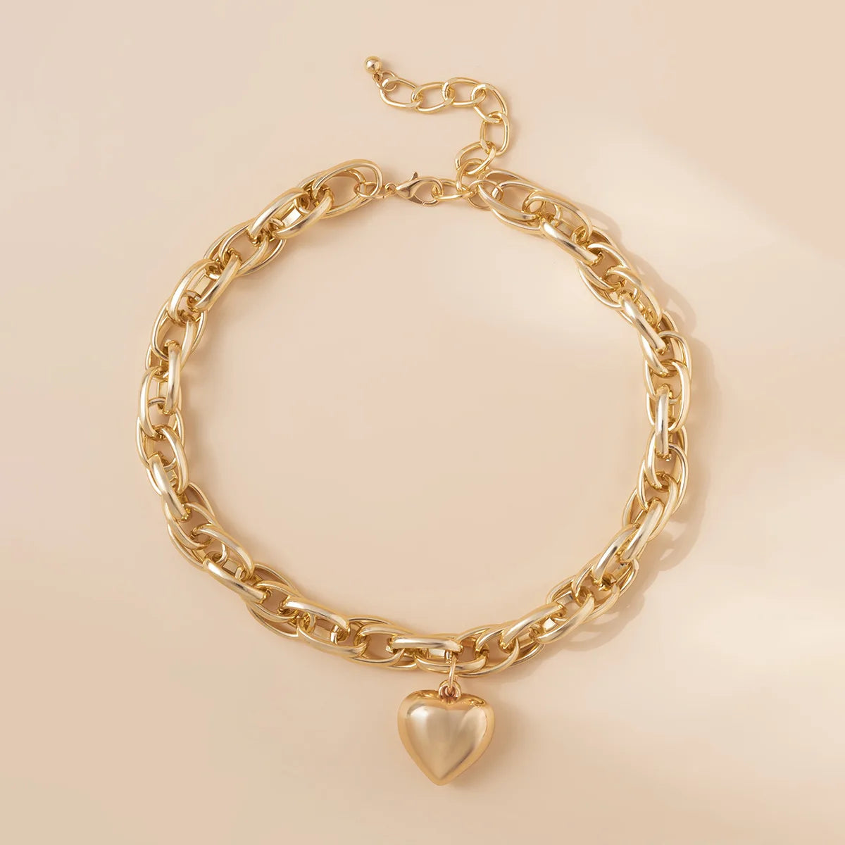 Colar Feminino Coração Banhado em Ouro 18K