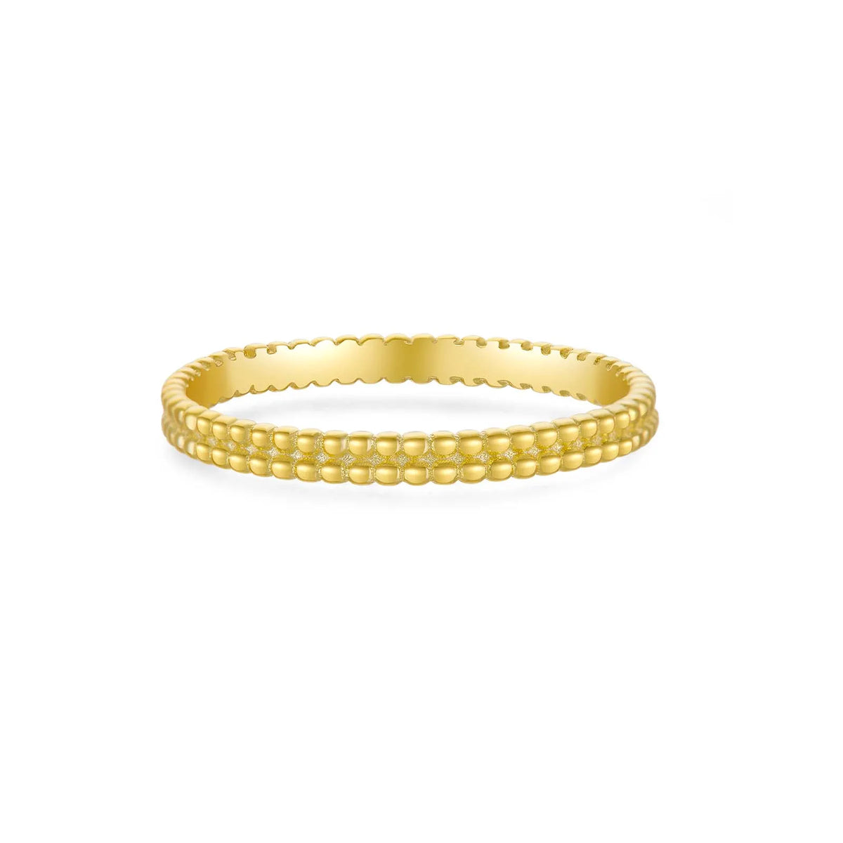 Anel Feminino Deffined Banhado em Ouro 18K