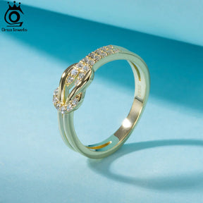 Anel Feminino Jewels Banhado em Ouro 18K