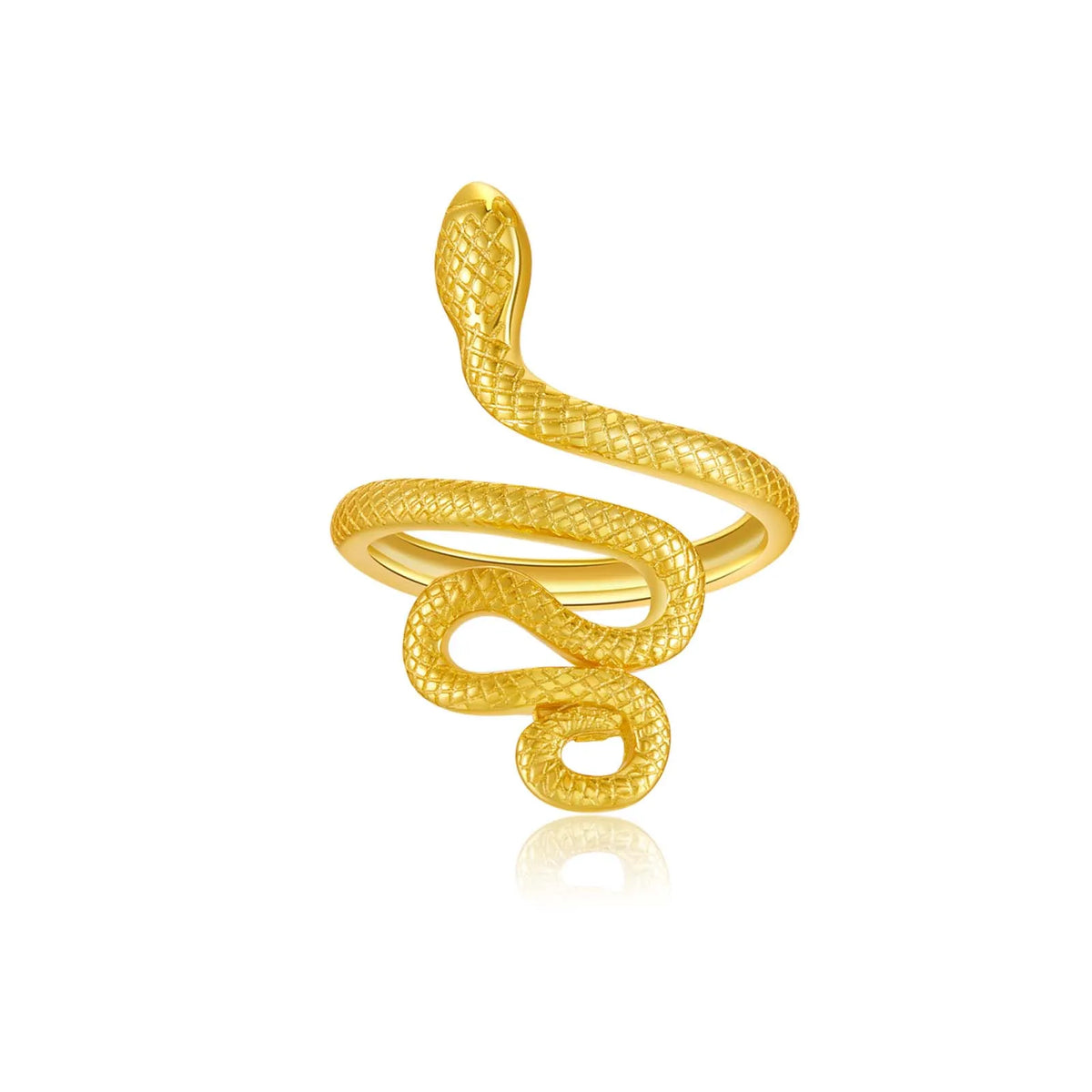 Anel Feminino Esterlina Banhado em Ouro 18K