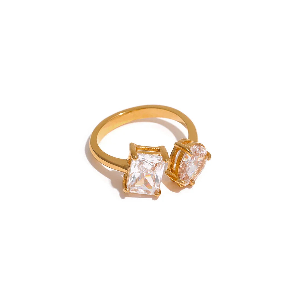 Anel Feminino Dpink Banhado em Ouro 18K