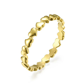 Anel Feminino Luxury Banhado em Ouro 18K