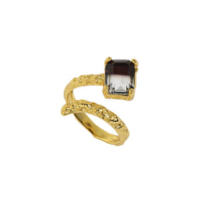 Anel Feminino Andywen Banhado em Ouro 18K