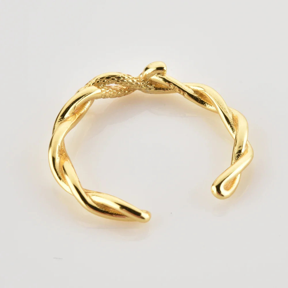 Anel Feminino Snakeland Banhado em Ouro 18K