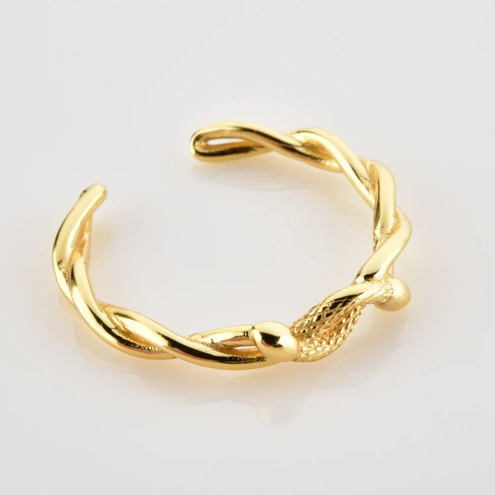 Anel Feminino Snakeland Banhado em Ouro 18K